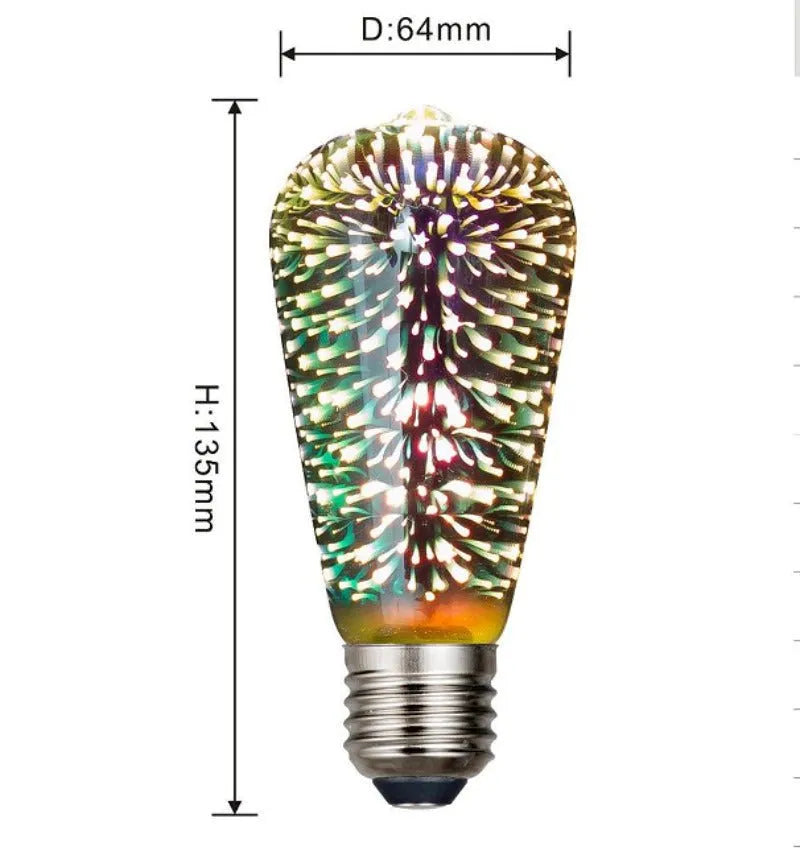 Ampoule led E27 noel allongée