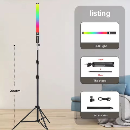 baton rgb trepied 200cm