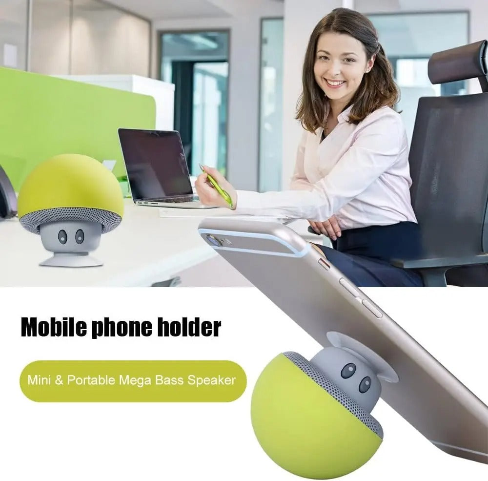 enceinte champignon support téléphone micro tactile