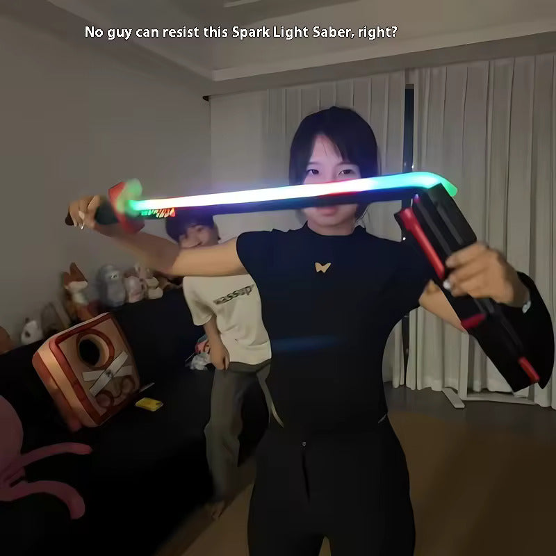 épée led samouraï rgb fourreau femme