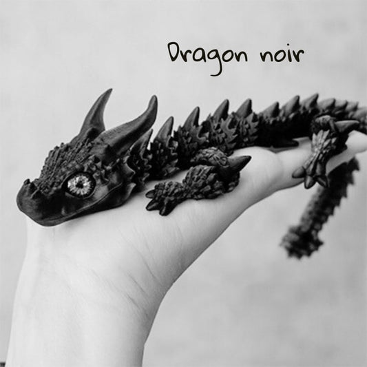 fidget goodies dragon articulé noir