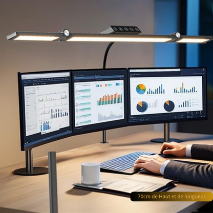 lampe 3 bandes led grande taille 70cm