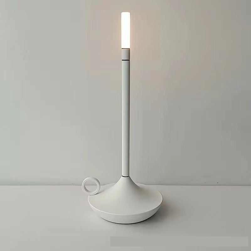lampe led design blanche bougeoir tactile