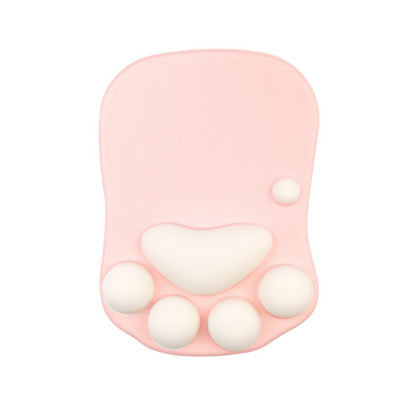 repose poignet silicone patte de chat rose