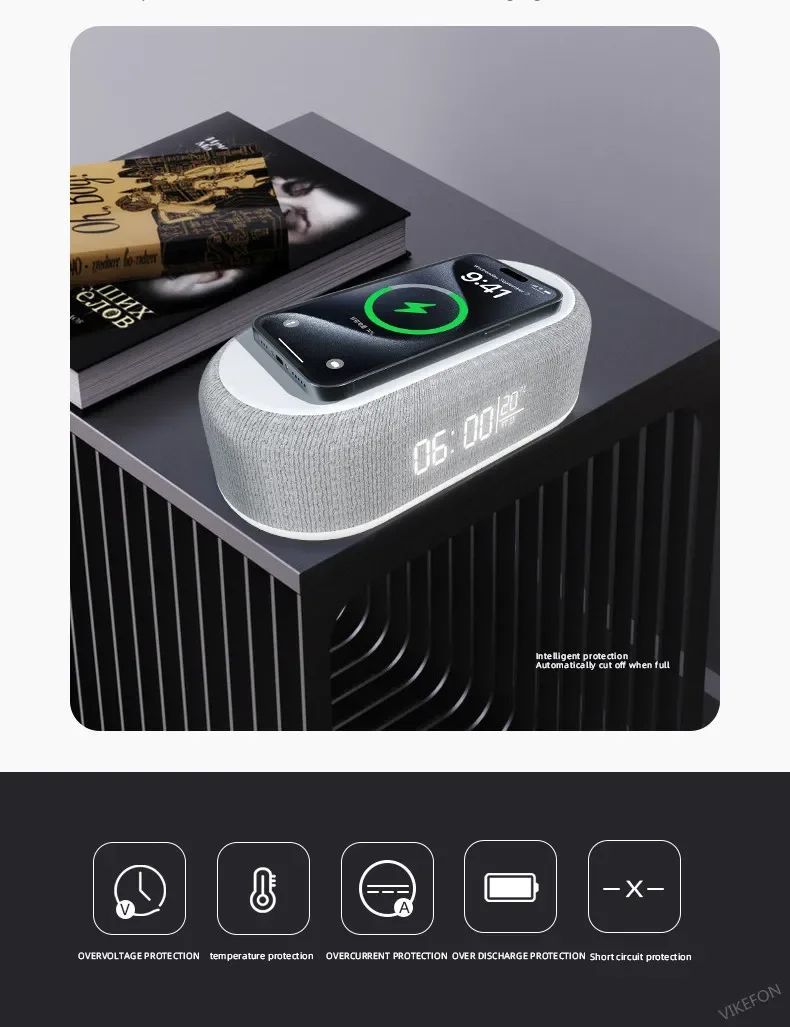 Station induction enceinte RGB ambiance expo
